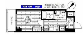 グランドコンシェルジュ早稲田 6階 間取り図