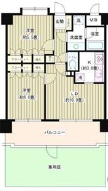 プロスペアー笹塚 1階 間取り図