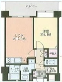 ダイワ芝浦ビル 1201 間取り図