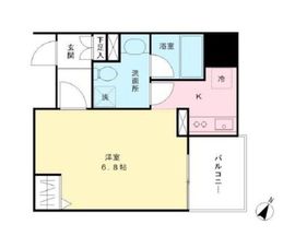 ヴィアラッティア笹塚 1201 間取り図