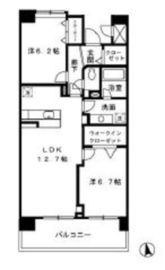 ロイヤルパークス荻窪 602 間取り図