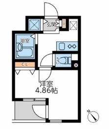 フォレシティ六本木 202 間取り図