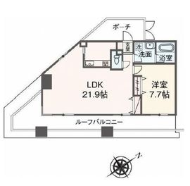 ライオンズプラザ東麻布 10階 間取り図