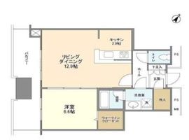 リガーレ日本橋人形町 35階 間取り図