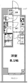 S-RESIDENCE三田慶大前 (エスレジデンス三田慶大前) 202 間取り図