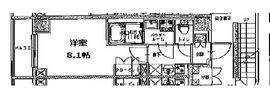 S-RESIDENCE三田慶大前 (エスレジデンス三田慶大前) 302 間取り図