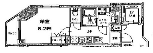 S-RESIDENCE三田慶大前 (エスレジデンス三田慶大前) 203 間取り図