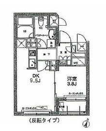 コンフォリア麻布台 103 間取り図