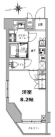 S-RESIDENCE三田慶大前 (エスレジデンス三田慶大前) 1003 間取り図