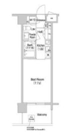 コンフォリア南砂町 1409 間取り図