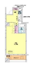 HF八丁堀レジデンス2 1202 間取り図