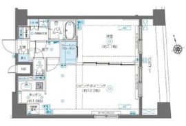 ZOOM渋谷富ヶ谷 14階 間取り図