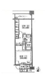 シティコート目黒 3-502 間取り図