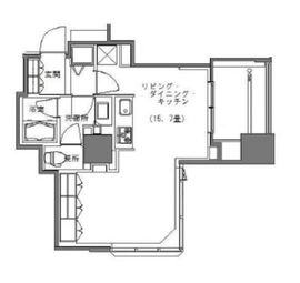 シティタワー池袋ウエストゲート 4階 間取り図