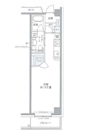 プライムアーバン豊洲 115 間取り図