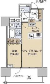 グランドヒルズ恵比寿 12階 間取り図