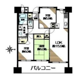 パークスクエア南品川 13階 間取り図