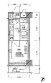 パレステュディオ渋谷ウエスト 4階 間取り図