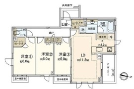 シティハウス文京小日向 1階 間取り図