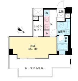 IBIS市ヶ谷 (アイビス市ヶ谷) 502 間取り図