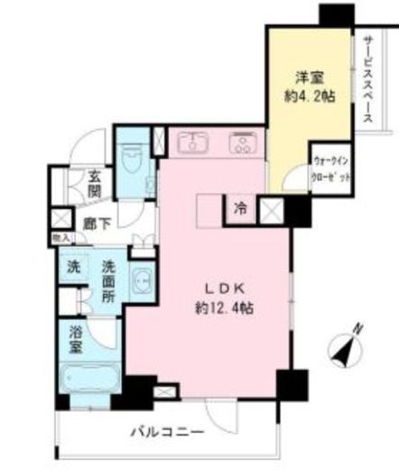 IBIS市ヶ谷 (アイビス市ヶ谷) 503 間取り図