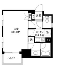 アトラスミオ浅草雷門 7階 間取り図