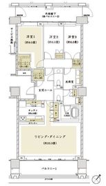 ザ・パークハウスグラン千鳥ヶ淵 8階 間取り図