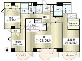 三番町ハウス 3階 間取り図