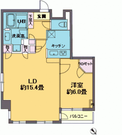 カスタリア東日本橋2 801 間取り図