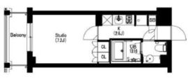 エスティメゾン武蔵小山2 406 間取り図