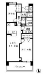 ロイヤルパークス荻窪 403 間取り図