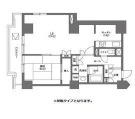 文京グリーンコートビュータワー本駒込 B401 間取り図