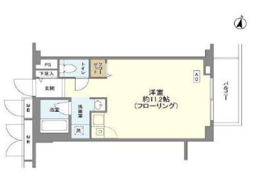 エスポワール渋谷松濤 2階 間取り図