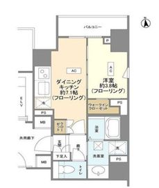 ブランズ大手町 6階 間取り図