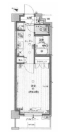 ラグジュアリーアパートメント西新宿 2階 間取り図