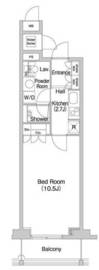 コンフォリア北参道 1402 間取り図