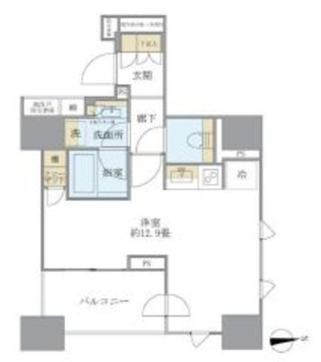 ブリリア秋葉原 7階 間取り図