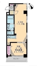 リヴェール三軒茶屋 101 間取り図