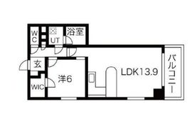 メトロフロント神田 1106 間取り図