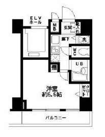 HF東日本橋レジデンス 706 間取り図