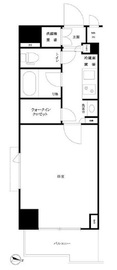 ルーブル市ヶ谷 5階 間取り図