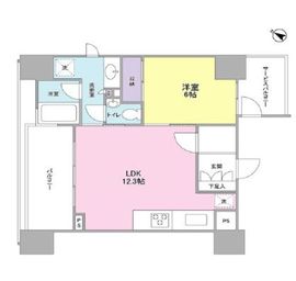 ブランズ島津山 3階 間取り図