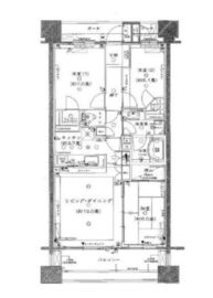 オーベル東陽町サウシア 17階 間取り図