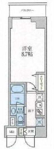 アーバンコート大岡山 303 間取り図