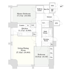 ラ・トゥール千代田 3105 間取り図