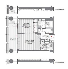 虎ノ門ヒルズレジデンス 37階 間取り図