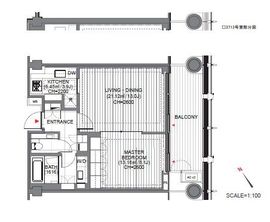 虎ノ門ヒルズレジデンス 38階 間取り図