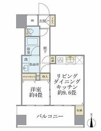 エミリブ東長崎 506 間取り図