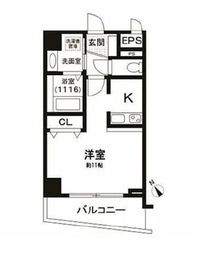 サンタグリュス武蔵小山 702 間取り図