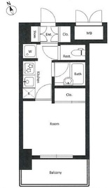 メインステージ南麻布4 8階 間取り図